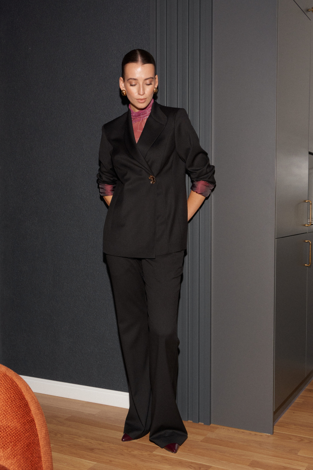 Жакет с ассиметричным воротником Luna арт: 3.2238 A2